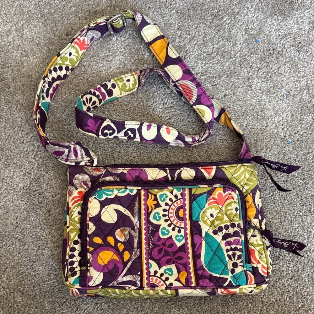 Vera Bradley Colorful Floral Crossbody Bag